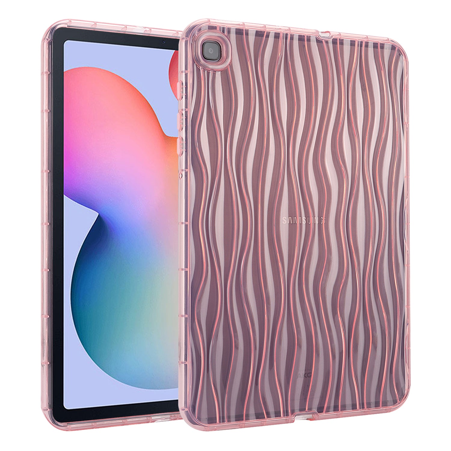 For Samsung Galaxy Tab S6 Lite P610 P615 Tab S6 Lite (2022) Anti-drop Cover Wave Texture Clear TPU Tablet Case For Samsung Galaxy Tab S6 Lite P610 P615 Tab S6 Lite (2022) Anti-drop Cover Wave Texture Clear TPU Tablet Case